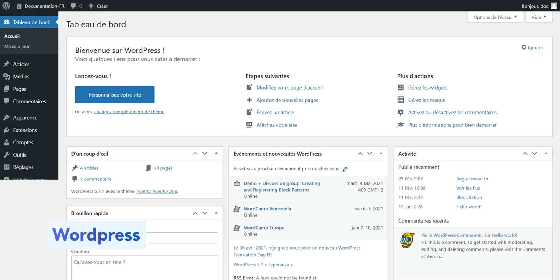 Wordpress-dashboard-preview